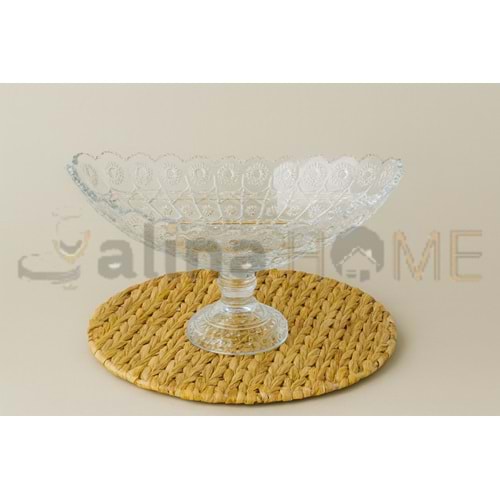 OKS SAKURA MEY-Jİ AYAKLI CAM SUNUMLUK 36 CM 1*4