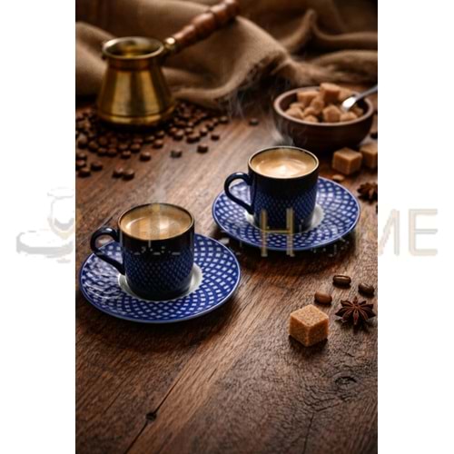 PORLİNE KAHVE TAKIMI DİJİTAL 2 Lİ 1*24