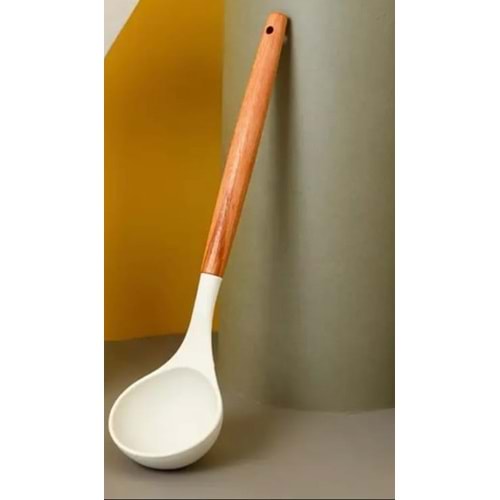 BZD IVORY BAMBU SAPLI SİLİKON KEPÇE 32 CM 1*24