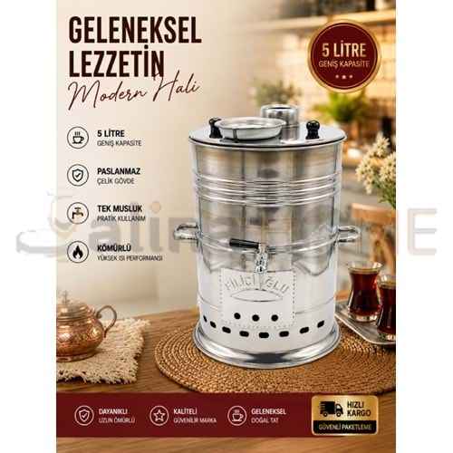 ZEN KROM SEMAVER 5 LT TEK MUSLUK ODUNLU SEMAVER 1*15
