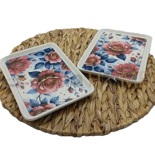 ALİNA HOME SONEO DİKDÖRTGEN ORTA KAYIK 21x15 CM 1*8