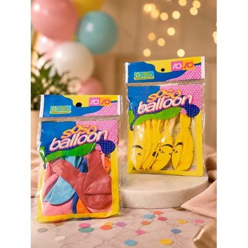 SOSO BALON PREMİUM MİX 1*24*480