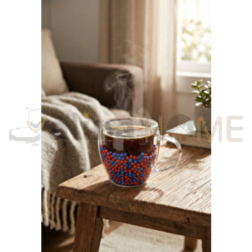 SVR CİDARLI BONCUKLU CAM BARDAK 250 ML 1*100