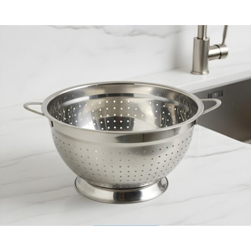 BZD IVORY SÜZGEÇ ÇELİK DERİN KULPLU AYAKLI 24 CM 1*60