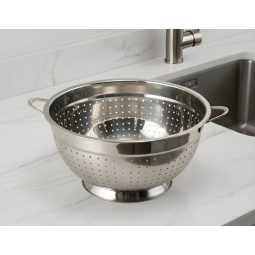 BZD IVORY SÜZGEÇ ÇELİK DERİN KULPLU AYAKLI 26 CM 1*48