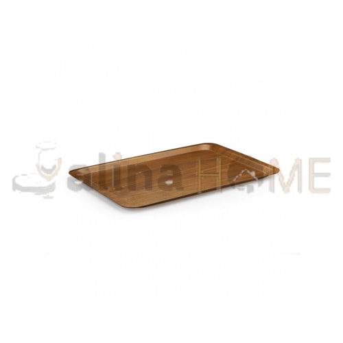 TRİA KRAFT TEPSİ 32x44 CM KAYMAZ CEVİZ MAT TEPSİ 1*25