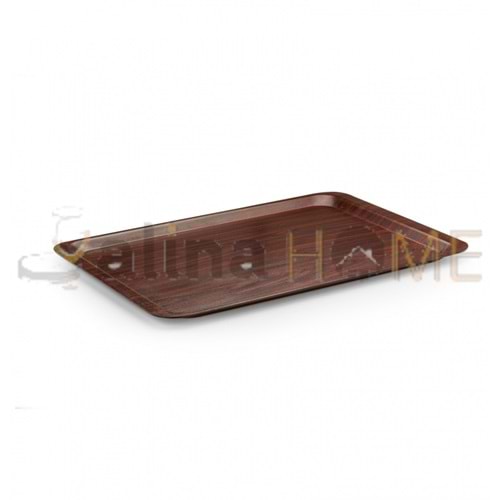 TRİA KRAFT TEPSİ 36x46 CM KAYMAZ MAUN MAT TEPSİ 1*25