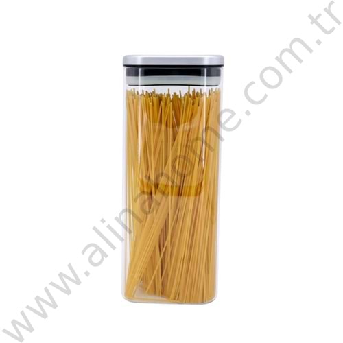 TUTKU BOROSİLİKAT CAM KAVANOZ 1900 ML KARE 1*12