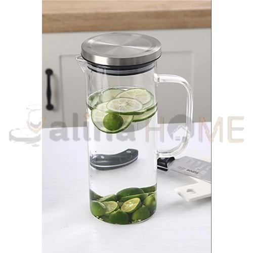 THN CAM SÜRAHİ METAL KAPAKLI 1,5 LT 1*12