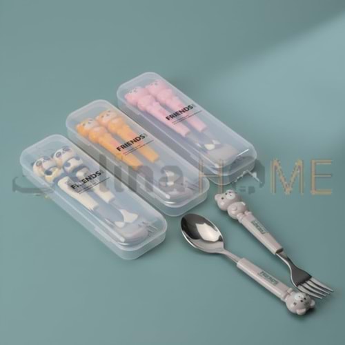 THN ÇATAL-KAŞIK SETİ ÇOCUK 2 Lİ FİGÜRLÜ 1*24