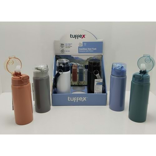 TUFFEX ÇELİK MATARA TRENDY 600 ML 1*6