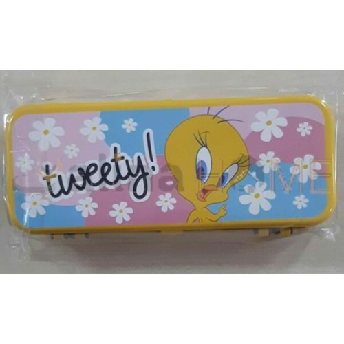 TUFFEX LİSANLI TWEETY KUTU KALEMLİK 7 BÖLMELİ 1*48