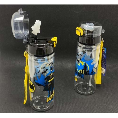 TUFFEX ÇOCUK BATMAN SOLO PİPETLİ MATARA 500 ML 1*24