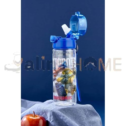TUFFEX ÇOCUK TRANSFORMERS SOLO PİPETLİ MATARA 500 ML 1*24