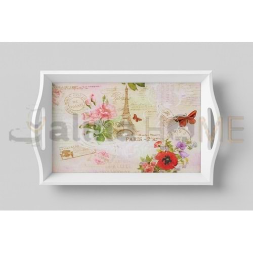 TRİA MELAMİN TEPSİ MİNİ KULPLU TEPSİ 23x32 CM ML040 1*50