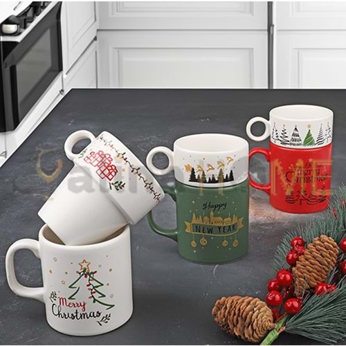 KERAMİKA KUPA JOKER 2 Lİ SİLİNDİR KUPA 1*6