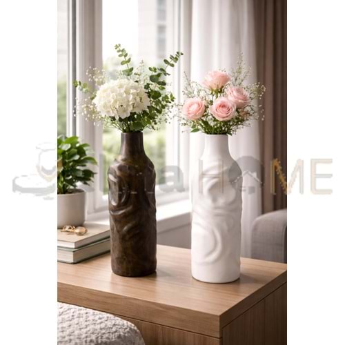 EGE SERAMİK VAZO UZUN DAR AĞIZ 3 NO 35 CM 1*12