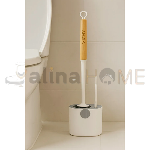 VICHY KLOZET FIRÇASI AHŞAP SAPLI TEMİZLİK FIRÇALI 6603 1*52