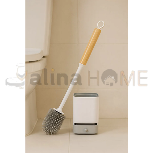 VICHY KLOZET FIRÇASI AHŞAP SAPLI SU HAZNELİ 6604 1*60