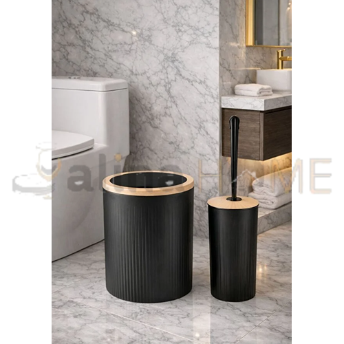 VICHY BANYO SETİ 2 PARÇA SİYAH 1*1