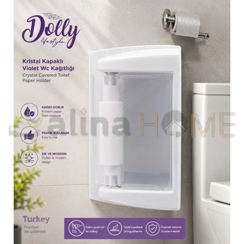 DOLLY WC KAĞITLIK Y-086 KAPAKLI WC KAĞITLIK 1*24