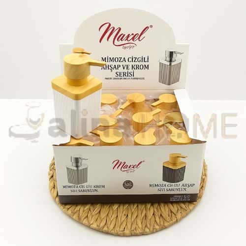 DOLLY SABUNLUK MİMOZA AHŞAP SIVI SABUNLUK 1*12