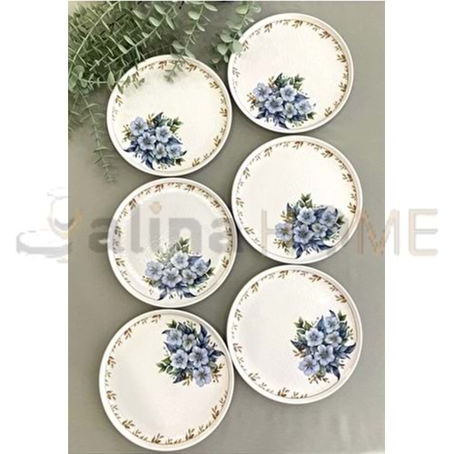 ALİNA HOME YEDİVEREN YUVARLAK PASTA TABAĞI 20 CM 1*12