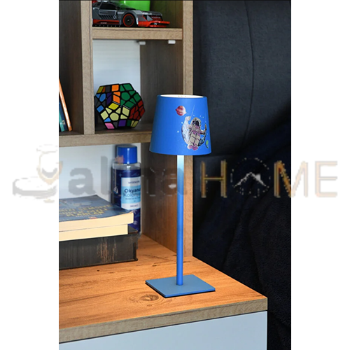 MELDA ÇOCUK MASA LAMBASI DOKUNMATİK MAVİ ERKEK