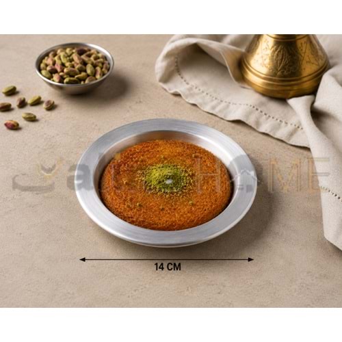 ZEN TEPSİ ALÜMİNYUM 14 CM KÜNEFE TEPSİSİ 1*100